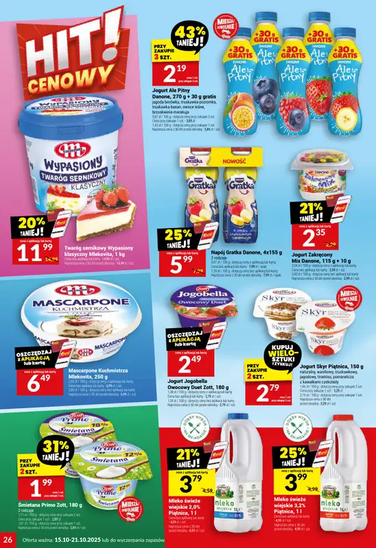 Twój Market - gazetka promocyjna Gazetka od środy 15.10 do wtorku 21.10 - strona 26