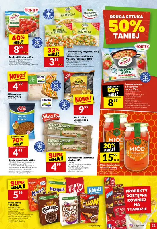 Twój Market - gazetka promocyjna Gazetka od środy 15.10 do wtorku 21.10 - strona 31