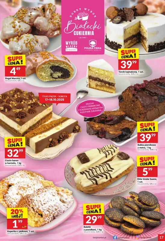 Twój Market - gazetka promocyjna Gazetka od środy 15.10 do wtorku 21.10 - strona 17