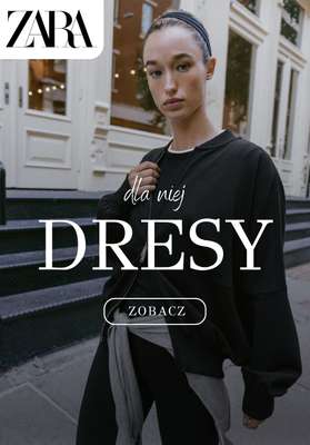 Zara - gazetka promocyjna Stylowe dresy damskie od wtorku 14.10 