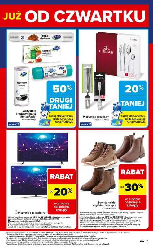 Carrefour Market - gazetka promocyjna Gazetka Weekend promek już od czwartku od czwartku 16.10 do soboty 18.10 - strona 7