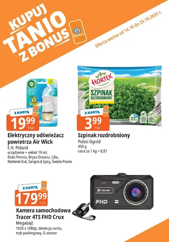 Leclerc - gazetka promocyjna Oferta E.Leclerc I Bonus skanujesz, kasę zyskujesz od wtorku 14.10 do soboty 25.10 - strona 14