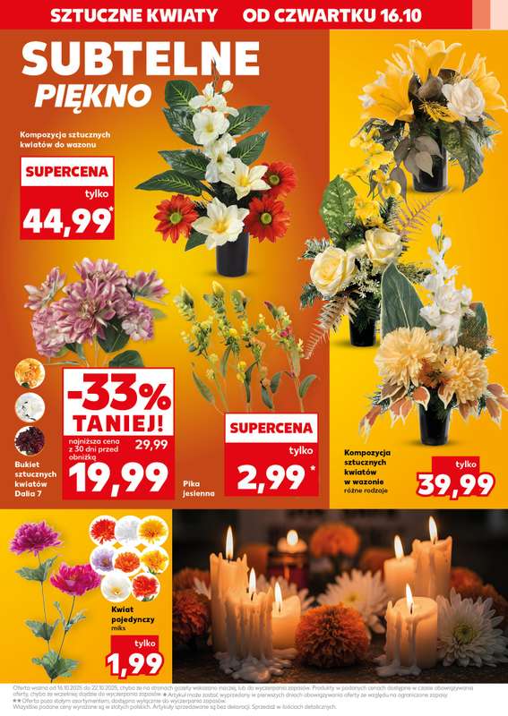 Kaufland - gazetka promocyjna Oferta Kaufland - Znicze od czwartku 16.10 do środy 22.10 - strona 15