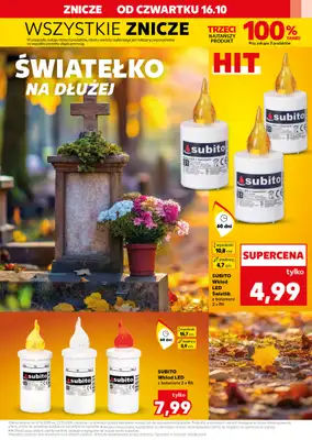 Kaufland - gazetka promocyjna Oferta Kaufland - Znicze od czwartku 16.10 do środy 22.10 - strona 13