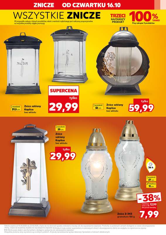 Kaufland - gazetka promocyjna Oferta Kaufland - Znicze od czwartku 16.10 do środy 22.10 - strona 9