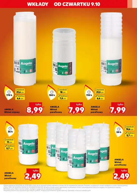 Kaufland - gazetka promocyjna Oferta Kaufland - Znicze od czwartku 16.10 do środy 22.10 - strona 19