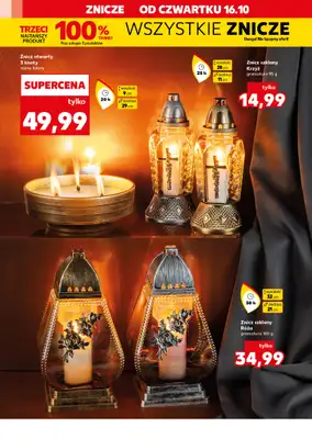 Kaufland - gazetka promocyjna Oferta Kaufland - Znicze od czwartku 16.10 do środy 22.10 - strona 4