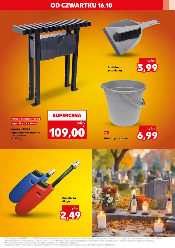 Kaufland - gazetka promocyjna Oferta Kaufland - Znicze od czwartku 16.10 do środy 22.10 - strona 21