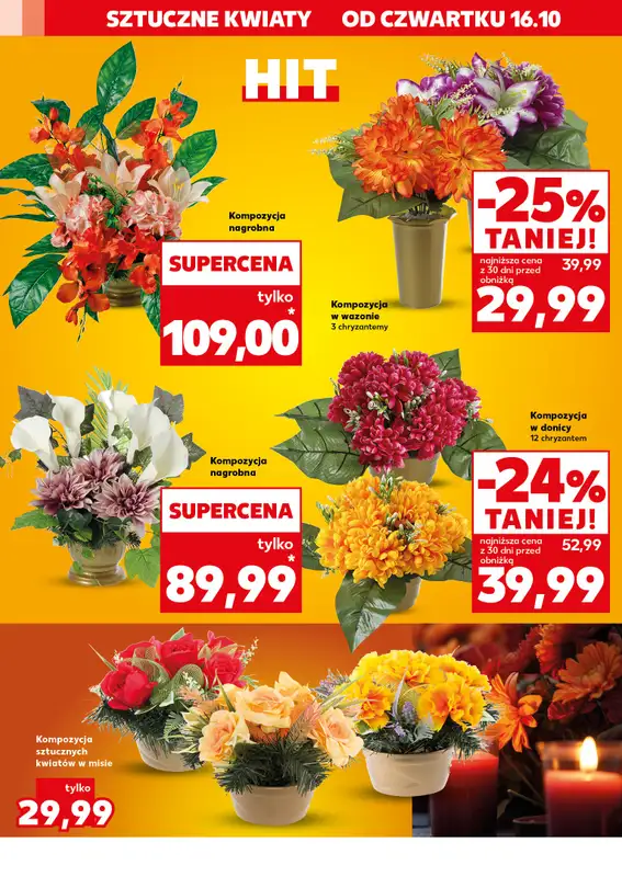Kaufland - gazetka promocyjna Oferta Kaufland - Znicze od czwartku 16.10 do środy 22.10 - strona 14