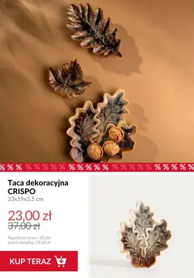 Homla - gazetka promocyjna Do -50% na jesienne dekoracje do salonu od wtorku 14.10  - strona 7