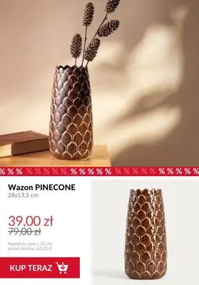 Homla - gazetka promocyjna Do -50% na jesienne dekoracje do salonu od wtorku 14.10  - strona 9