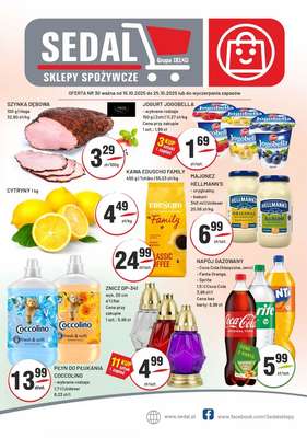 Sedal - gazetka promocyjna Gazetka od środy 15.10 do soboty 25.10