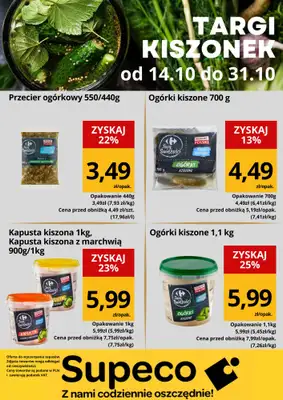 Supeco - gazetka promocyjna Targi kiszonek od wtorku 14.10 do piątku 31.10 - strona 2