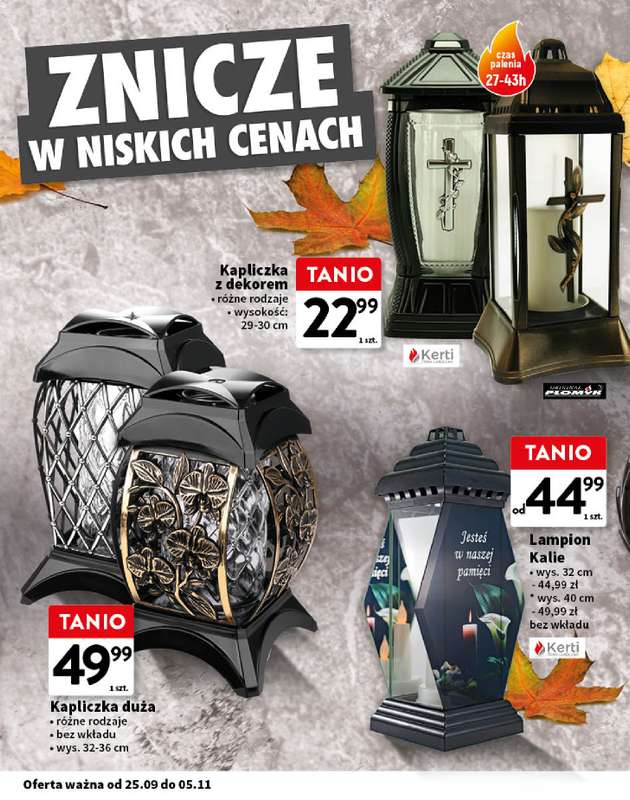 Intermarche - gazetka promocyjna Katalog Znicze od wtorku 14.10 do środy 05.11 - strona 6