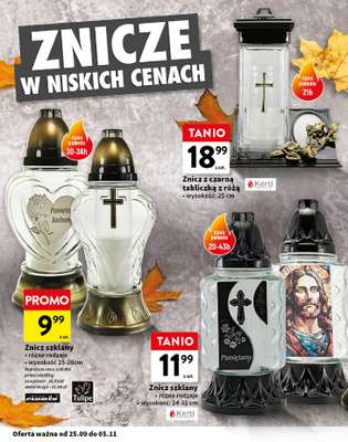 Intermarche - gazetka promocyjna Katalog Znicze od wtorku 14.10 do środy 05.11 - strona 4 Intermarche - gazetka promocyjna Katalog Znicze od wtorku 14.10 do środy 05.11 - strona 4