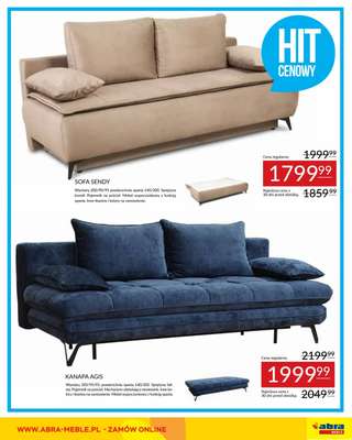 Abra Meble - gazetka promocyjna Gazetka od wtorku 14.10 do niedzieli 02.11 - strona 19