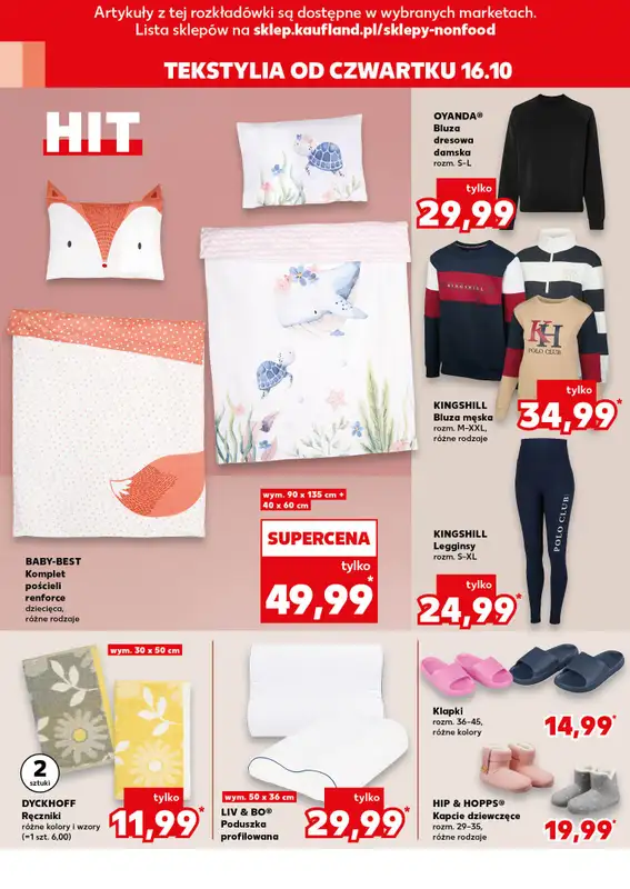 Kaufland - gazetka promocyjna Oferta Kaufland - Non Food od czwartku 16.10 do środy 22.10 - strona 16