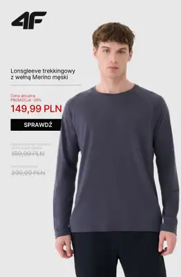 4F - gazetka promocyjna Kolekcja trekkingowa – ubierz się na szlak! od wtorku 14.10  - strona 9