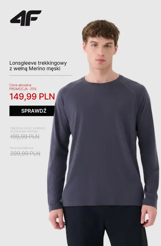 4F - gazetka promocyjna Kolekcja trekkingowa – ubierz się na szlak! od wtorku 14.10  - strona 9