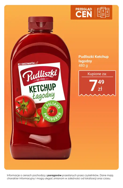 Biedronka - gazetka promocyjna Ketchupy i sosy - przegląd cen   - strona 3