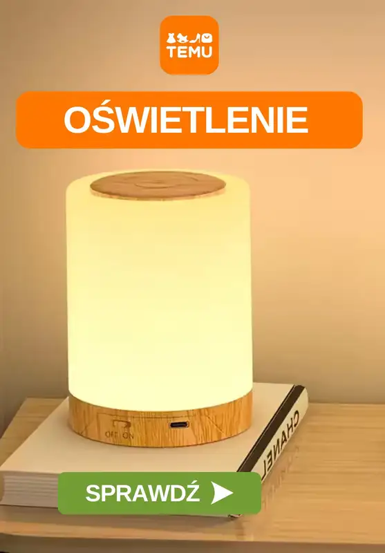 Temu - gazetka promocyjna Lampki do domu  