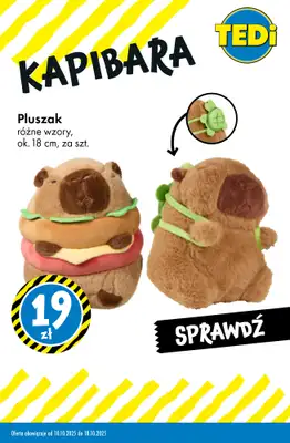 Tedi - gazetka promocyjna KAPIBARA - od teraz w Tedi od wtorku 14.10 do soboty 18.10 - strona 2