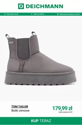 Deichmann - gazetka promocyjna Ocieplane botki zimowe od wtorku 14.10  - strona 2