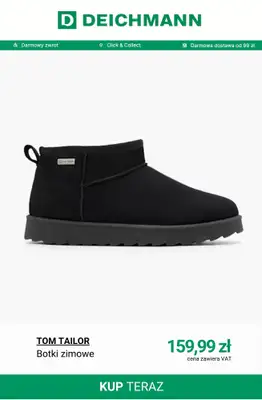 Deichmann - gazetka promocyjna Ocieplane botki zimowe od wtorku 14.10  - strona 10