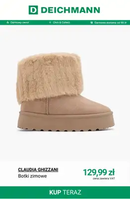 Deichmann - gazetka promocyjna Ocieplane botki zimowe od wtorku 14.10  - strona 11