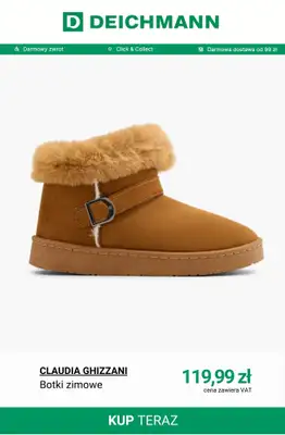 Deichmann - gazetka promocyjna Ocieplane botki zimowe od wtorku 14.10  - strona 9