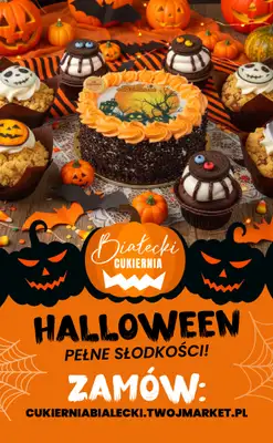 Twój Market - gazetka promocyjna Katalog słodkości halloweenowych 2025 od wtorku 14.10 do wtorku 28.10 Twój Market - gazetka promocyjna Katalog słodkości halloweenowych 2025 od wtorku 14.10 do wtorku 28.10