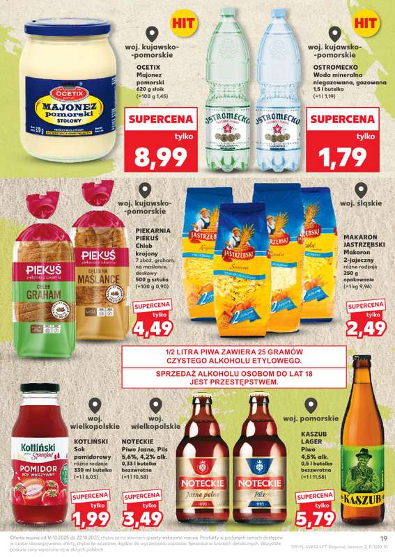 Kaufland - gazetka promocyjna Oferta Kaufland od czwartku 16.10 do środy 22.10 - strona 19