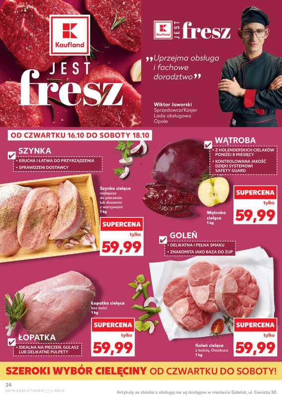 Kaufland - gazetka promocyjna Oferta Kaufland od czwartku 16.10 do środy 22.10 - strona 24