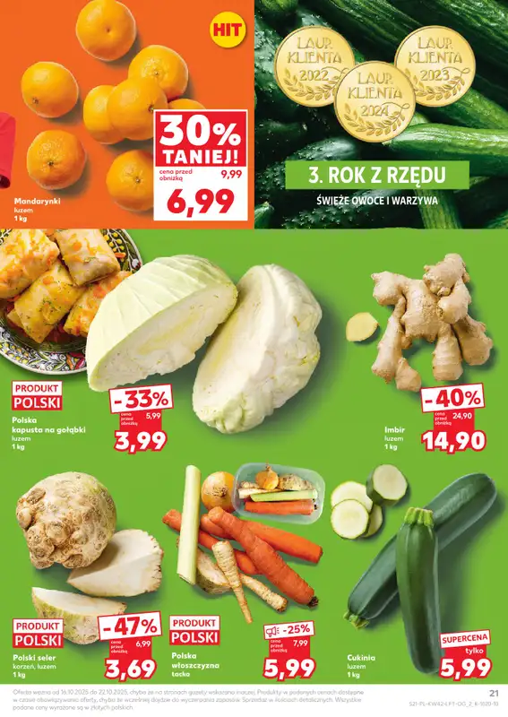 Kaufland - gazetka promocyjna Oferta Kaufland od czwartku 16.10 do środy 22.10 - strona 21