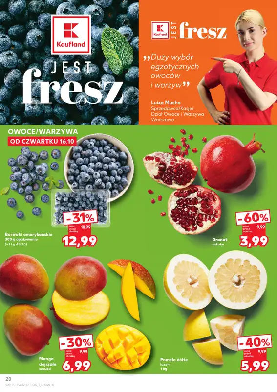 Kaufland - gazetka promocyjna Oferta Kaufland od czwartku 16.10 do środy 22.10 - strona 20