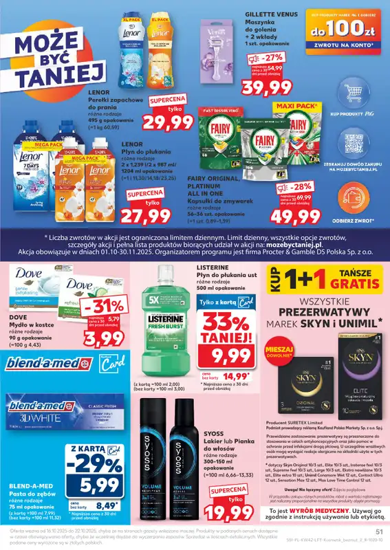 Kaufland - gazetka promocyjna Oferta Kaufland od czwartku 16.10 do środy 22.10 - strona 51