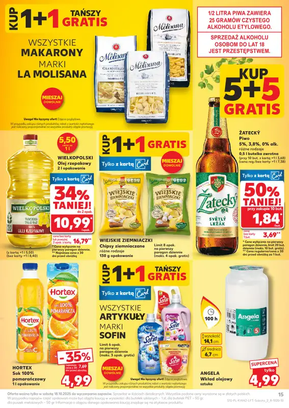 Kaufland - gazetka promocyjna Oferta Kaufland od czwartku 16.10 do środy 22.10 - strona 15