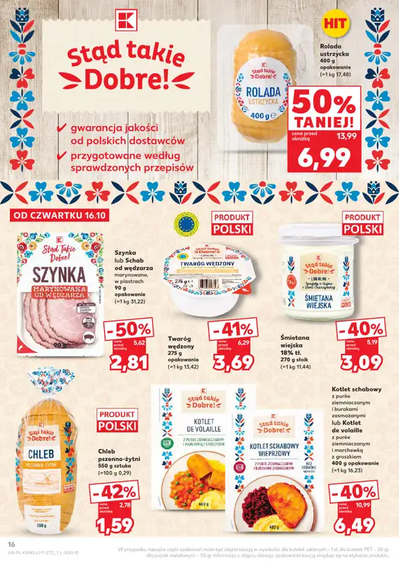 Kaufland - gazetka promocyjna Oferta Kaufland od czwartku 16.10 do środy 22.10 - strona 16