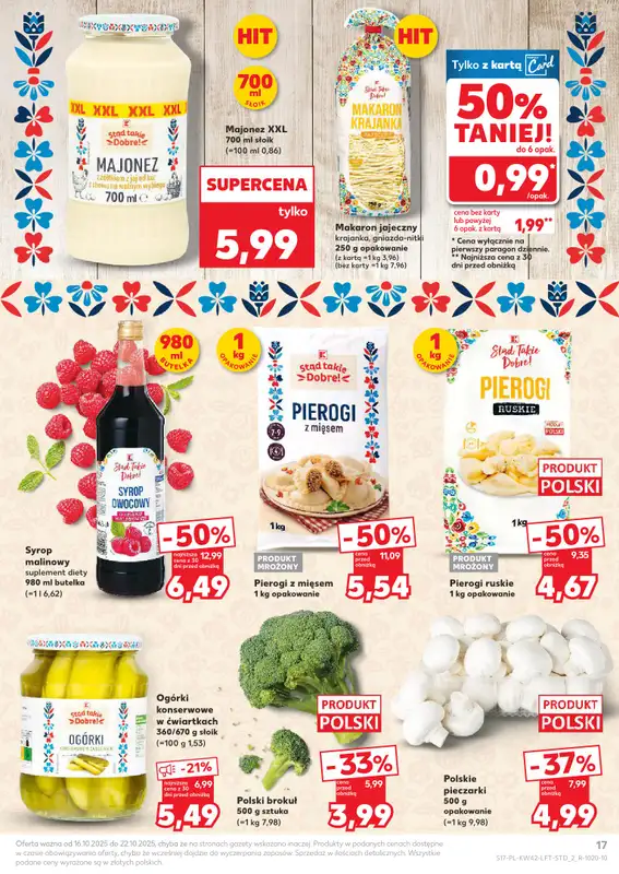 Kaufland - gazetka promocyjna Oferta Kaufland od czwartku 16.10 do środy 22.10 - strona 17