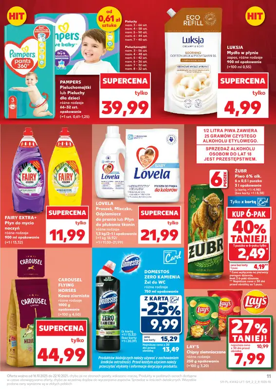 Kaufland - gazetka promocyjna Oferta Kaufland od czwartku 16.10 do środy 22.10 - strona 11