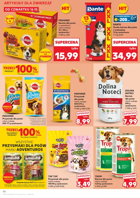 Kaufland - gazetka promocyjna Oferta Kaufland od czwartku 16.10 do środy 22.10 - strona 56