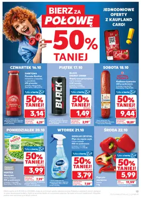 Kaufland - gazetka promocyjna Oferta Kaufland od czwartku 16.10 do środy 22.10 - strona 13