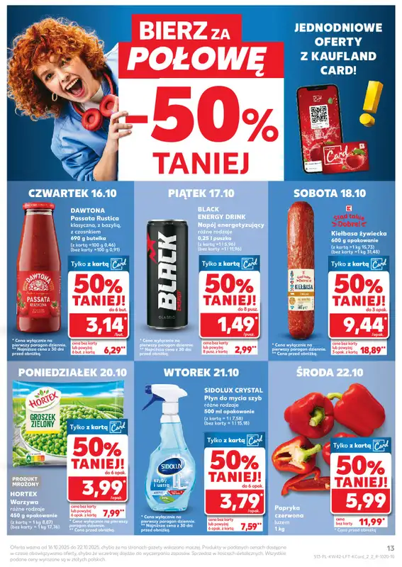 Kaufland - gazetka promocyjna Oferta Kaufland od czwartku 16.10 do środy 22.10 - strona 13