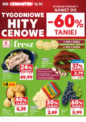 Kaufland - gazetka promocyjna Oferta Kaufland od czwartku 16.10 do środy 22.10 - strona 8