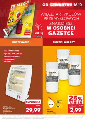 Kaufland - gazetka promocyjna Oferta Kaufland od czwartku 16.10 do środy 22.10 - strona 59
