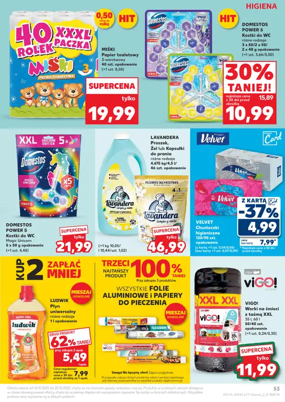 Kaufland - gazetka promocyjna Oferta Kaufland od czwartku 16.10 do środy 22.10 - strona 53