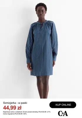C&A - gazetka promocyjna Do -50% na sukienki od wtorku 14.10  - strona 7