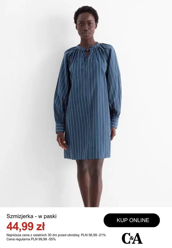 C&A - gazetka promocyjna Do -50% na sukienki od wtorku 14.10  - strona 7