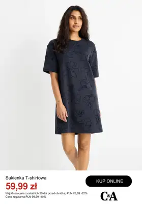 C&A - gazetka promocyjna Do -50% na sukienki od wtorku 14.10  - strona 9