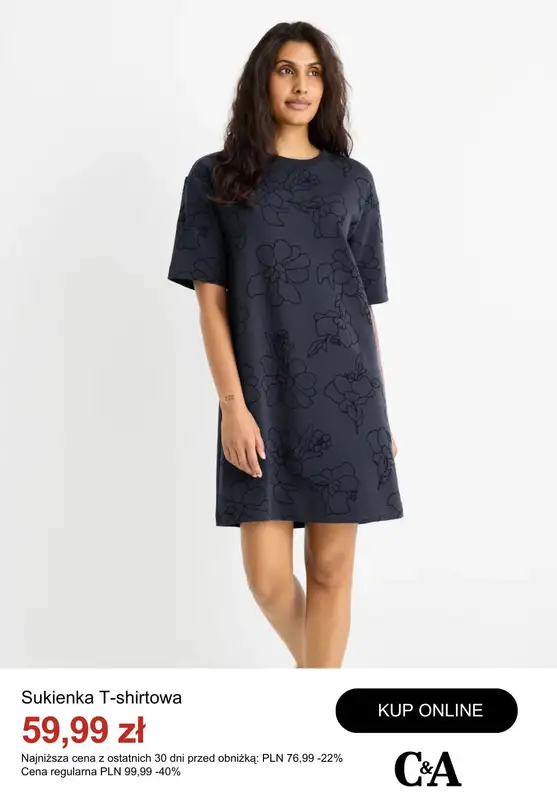 C&A - gazetka promocyjna Do -50% na sukienki od wtorku 14.10  - strona 9